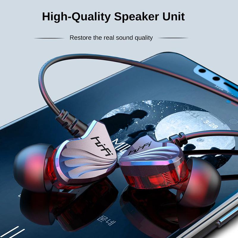 Проводные наушники 3,5 мм AUX/Type C In-Ear HIFI 6D Surround Bass In-Ear игровые музыкальные гарнитуры с микрофоном для Samsung Huawei Xiaomi ПК