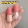 1PCS 5ML New Mini Travel Foundation and Essence Dispensing Bottle with Brush Capsule Lip Gloss Lip Glaze Lip Oil Dispensing Bottle