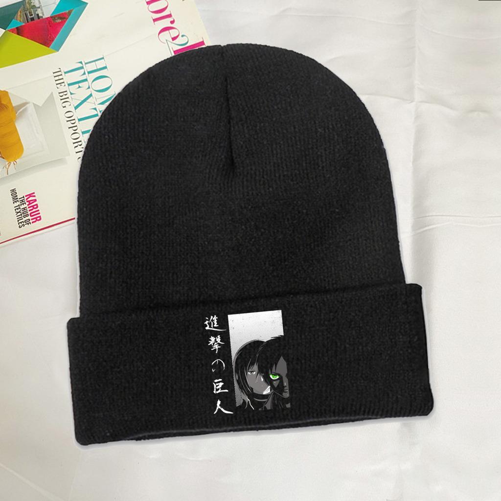 Атака Титанов Shingeki no Kyojin Protect the Wall вязаные шапки женские шапки унисекс зимние шапки повседневная кепка