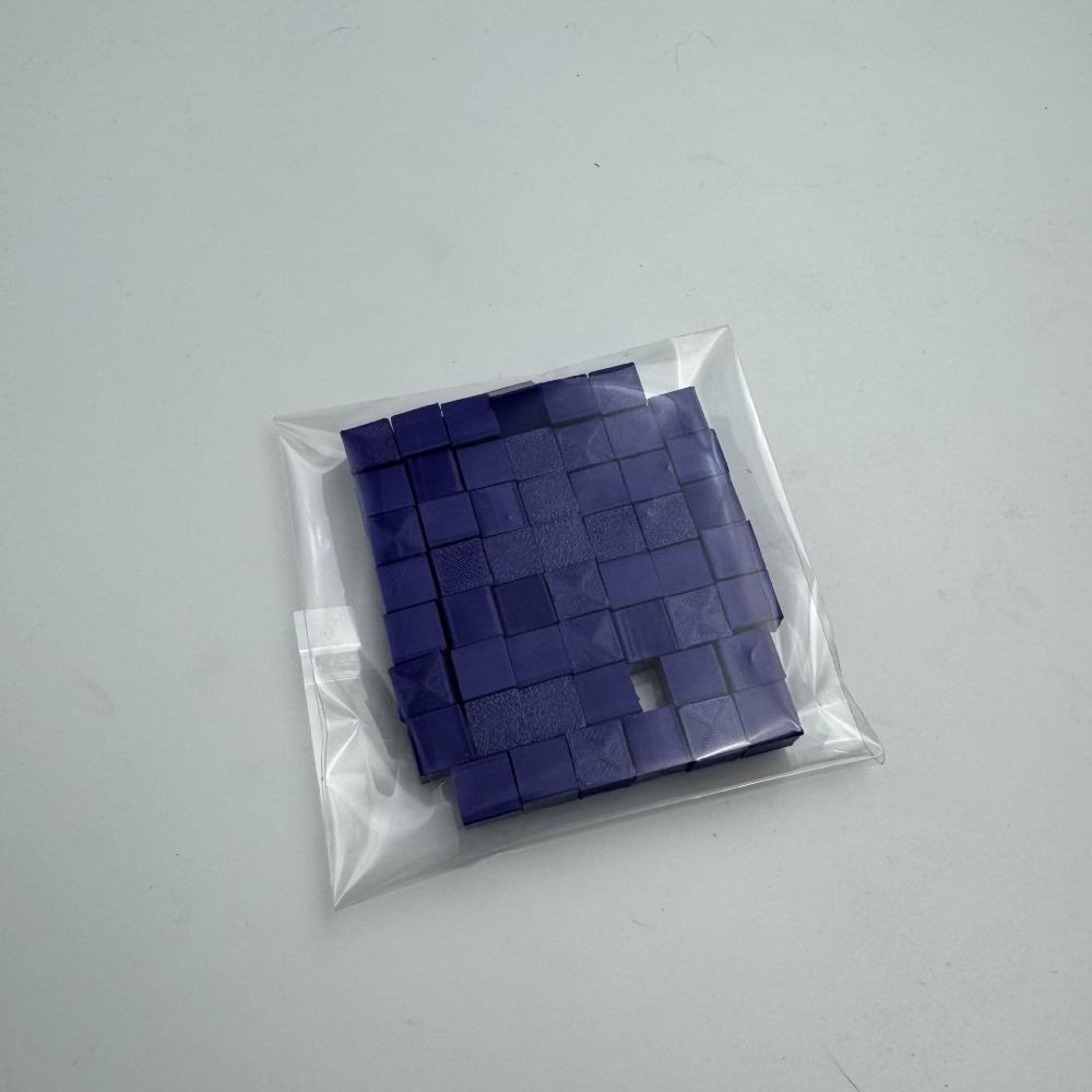 100PCS PLA Knock Bean DIY Craft Kits Puzzle 3D Printing Tapping Bean Material Package Handmade 3D Printing Blocks