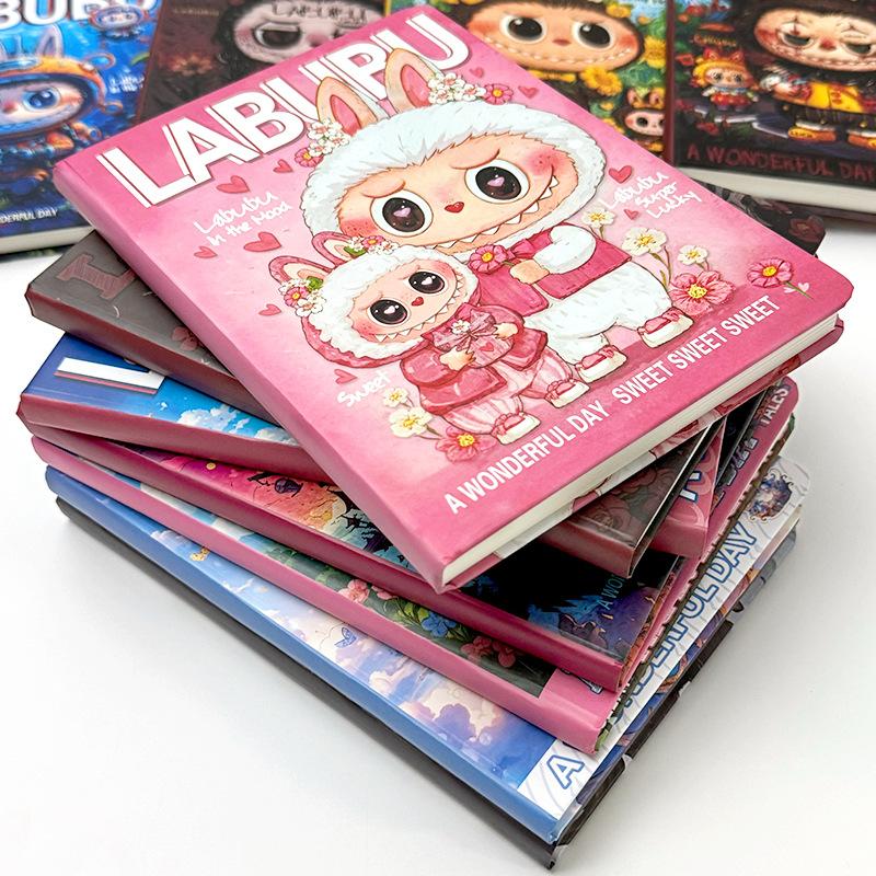 Labub A5 Notebook High-value Cartoon Horizontal Line Book Cartoon Hand Account Book Student Super Thick Notepad