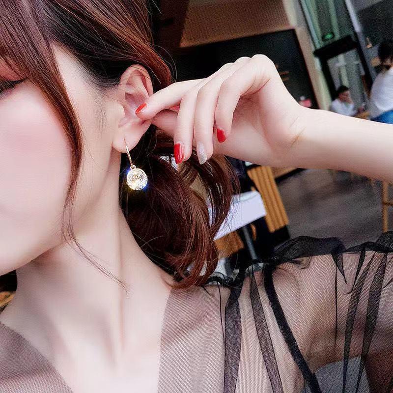 Drop Earrings Gorgeous Jewelry Beautiful Women Bride Wedding Gift Exquisite Plated