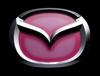 VALENTI Декоративная пластина Mazda, Пластина-крыло, Эмблема, Размер 42,5 мм, Розовый, MZ-601P
