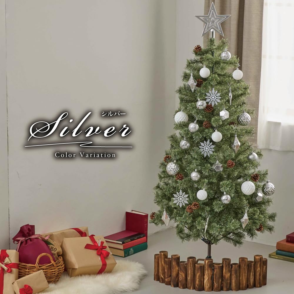 Набор из 60 рождественских украшений Украшения Сделано в Декоративных Матовых 6см и Больших [Потертый Корея] Украшения, Шары, 8см, Потертый, Стильный,