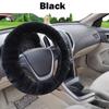Шерстяной плюшевый чехол на руль автомобиля, мягкие теплые принадлежности, удобная защита автомобильного колеса