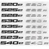 ABS Car Rear Trunk Letters Logo Badge Emblem Sticker For BMW 5 Series 520e 525e 528e 530e 535e 540e 550e E39 E60 E61 F10 F11 G30