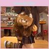 Plush Raccoon Backpack Cartoon Schoolbag Large Capacity Kids Decoration Gift
