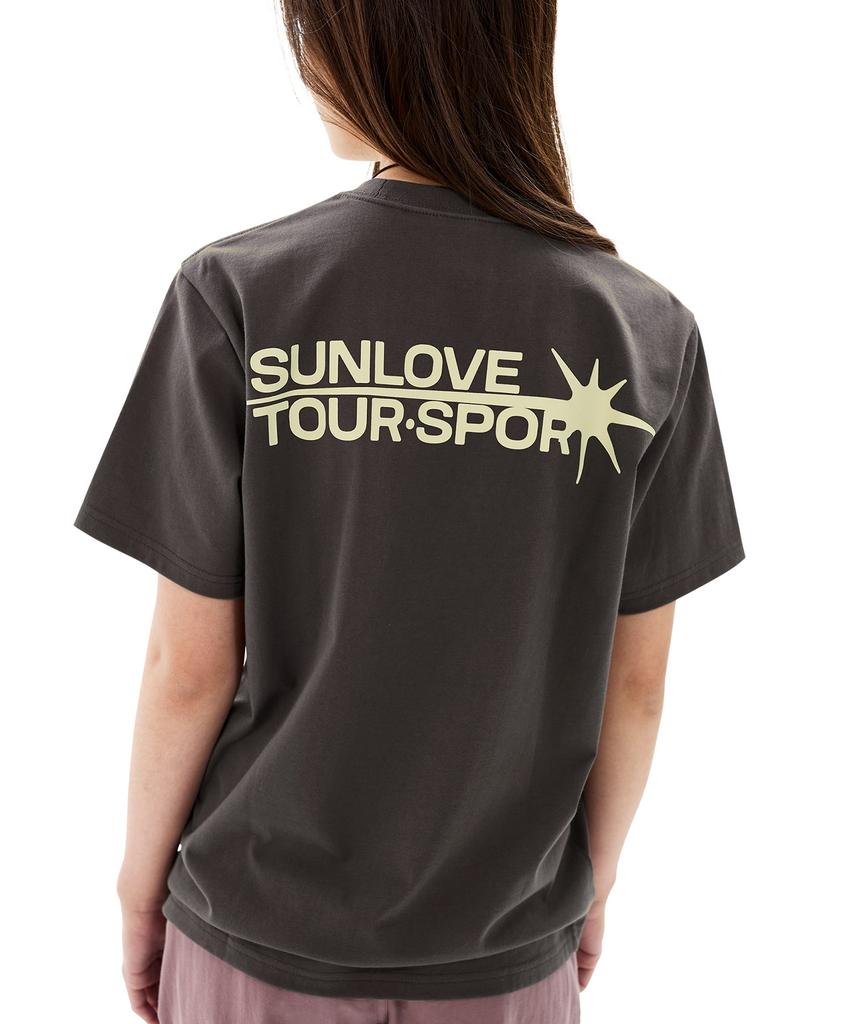 Футболка с логотипом Sun Love Flash Угольный
