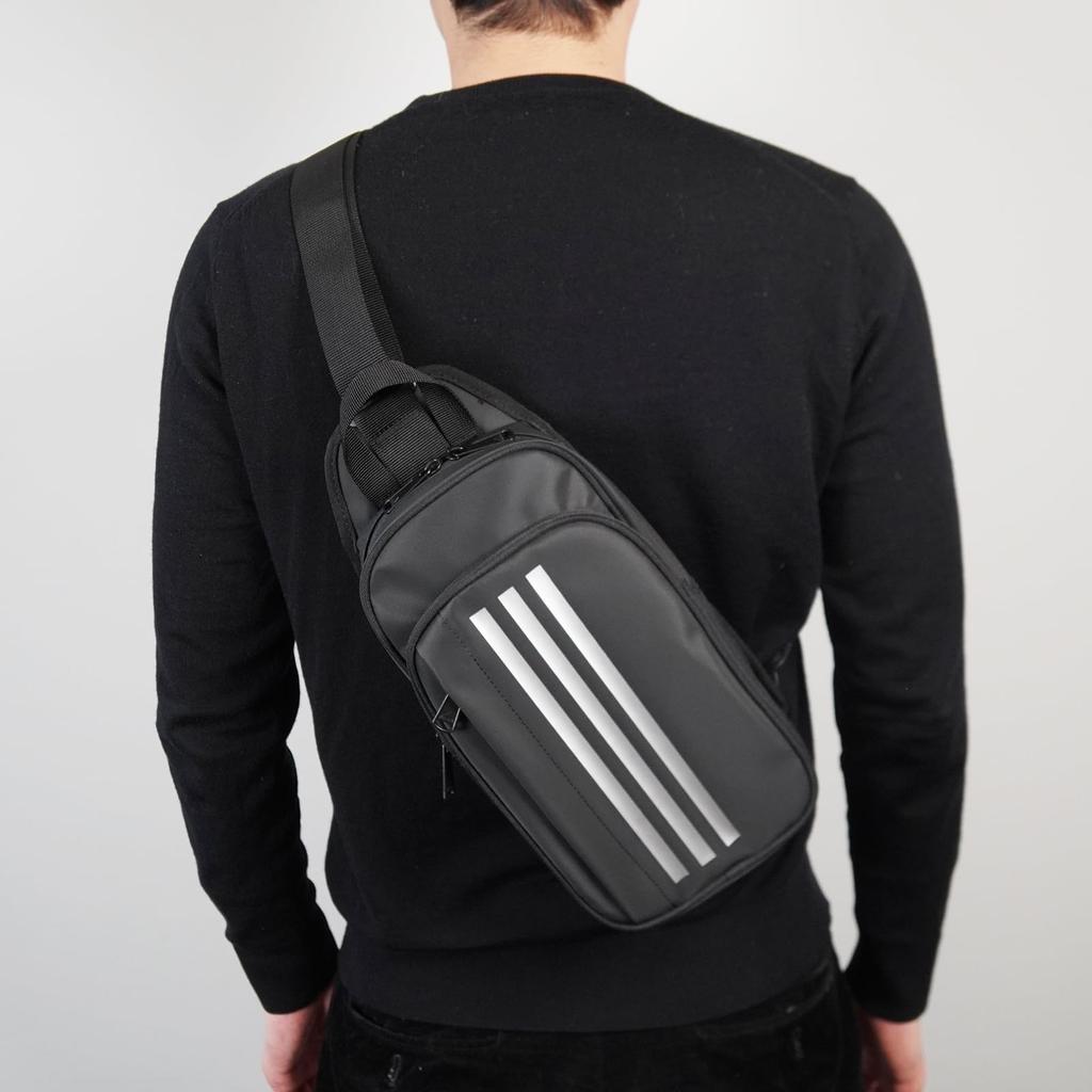 Adidas 4L Body Men's Bag, One-Shoulder Bag, No. 68102, Black/Gold