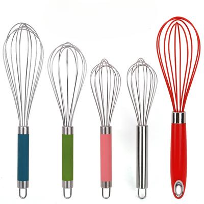 Ручной венчик для яиц из нержавеющей стали, многоцелевой венчик для крема и яичного белка, ручной блендер для кухни и выпечки