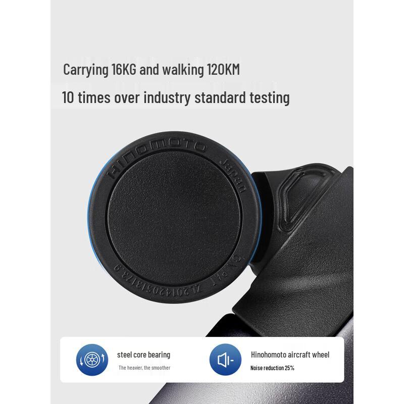 OIWAS Front-Open Carry-On Luggage with USB Charging