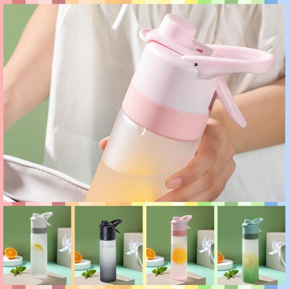 Пластиковый спрей для воды, спортивная бутылка, градиентный цвет, 700 мл, спортивная, фитнес-чашка для воды, матовая, большой емкости, дорожные бутылки для студентов