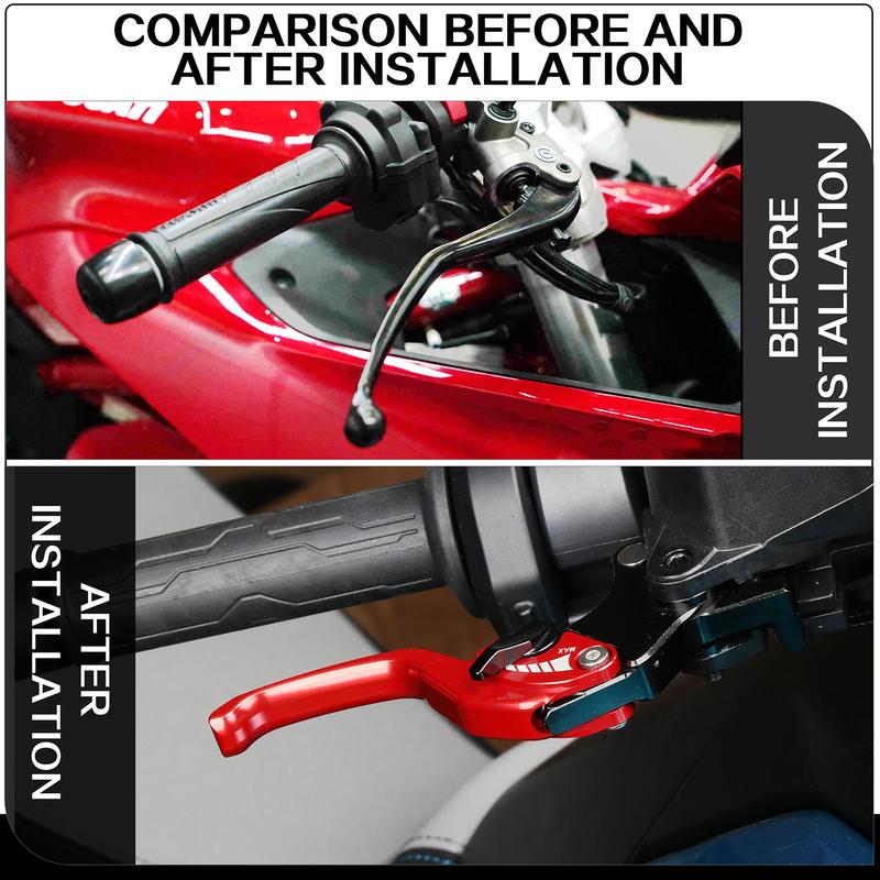 XR 5 Short Brake Lever For Macbor Montana XR5 Excelle 500X -2024 Brake Clutch Lever Handlebar Grip Handle Hand Levers
