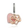 PAndora 788878c01 Sparkling Infinity Heart Pendant And Dangle Charm