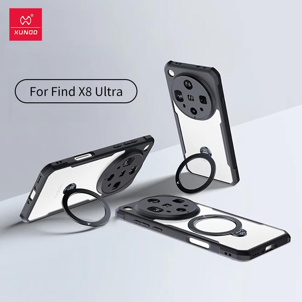 For Oppo Find X8 Ultra Case Xundd Casing Luxury Phone Cover With Rotatable Magnetic Holder Stand