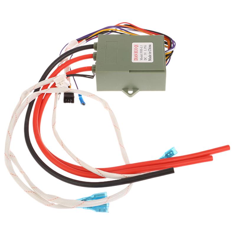 Dc 3V Gas Stove Double Ignition With Temperature Control And Display Pulse Igniter 12 Wires For Bosch Gas Water Heater