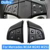 3 цвета для LHD RHD Mercedes-Benz W164 W245 W251, сменные кнопки управления переключателем рулевого колеса R300 B200 GL300 ML300 r350