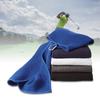 Water-Absorption Clean Golf Club Head Wipe Cloth Cleaner Wipe Cloth Microfiber Golf Cleaning Towel with Buckle Hook