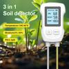 ЖК-дисплей Тестер почвы 3/5 в 1 Ручной детектор почвы pH Влажность Температура Плодородие Солнечный свет Монитор для посадки Садоводство
