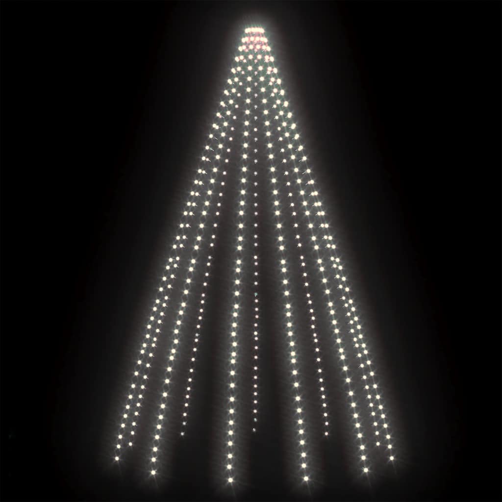 Vidaxl Lampki Na Choinkę, 500 Led, Zimne Białe, 500 Cm, Wewn./Zewn.