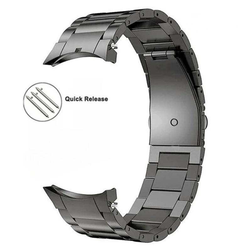 Металлический титановый ремешок без зазора для Samsung Galaxy Watch 6 4 Classic 47мм 46мм 43мм 45мм Легкий браслет Часы 7/6/5/4 44мм 40мм Ремешок