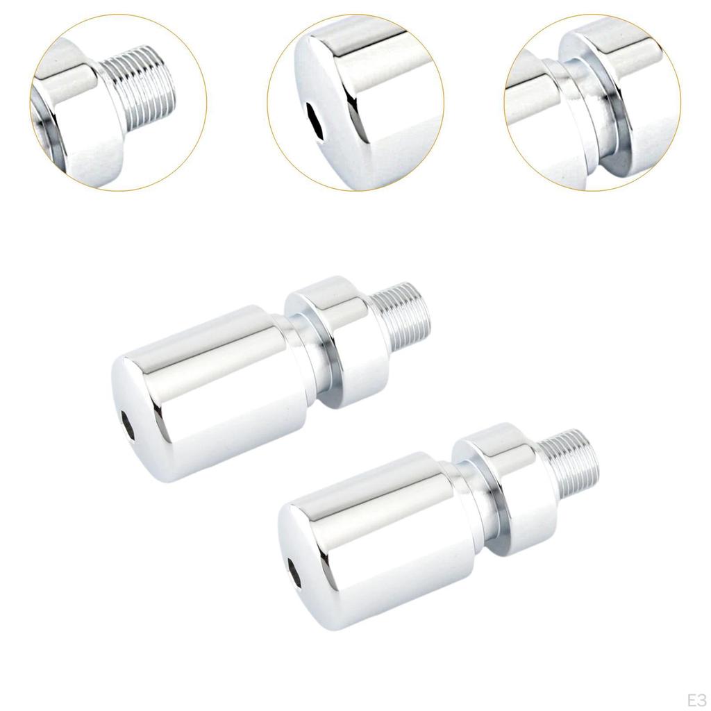 2 Pieces Motorcycle Grips Handlebar End Easy Installation Weights for 750