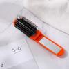 Folding Hair Brush with Mirror Soft Bristles Scalp Massage Portable Anti-static Hair Detangling Styling Comb Women Travel Hairdressing Tools