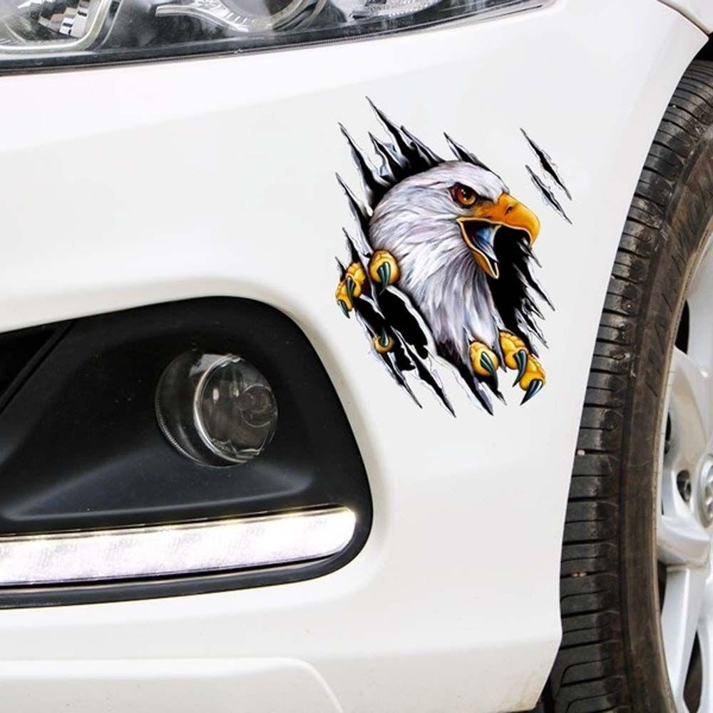 Styling Accessories Motorcycle Decal Car Body Decoration 3D Simulation Sticker Eagle Car Sticker