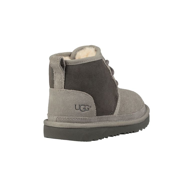 UGG Neumel Замшевые Удобные Теплые На подкладке Короткие зимние ботинки Детские ботинки Серые 1017320K-CHRC