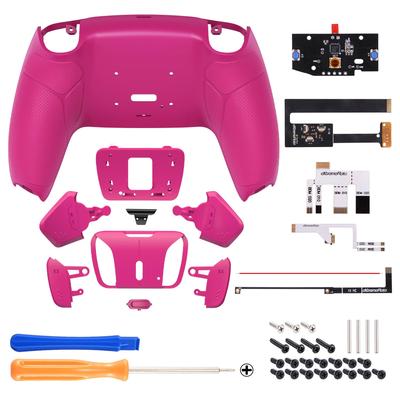 EXtremeRate Solid Color Plastic RISE4 Remap Kit с программируемой задней ручкой, резиновой накладкой для контроллера, совместимого с PS5, совместимого с PS5