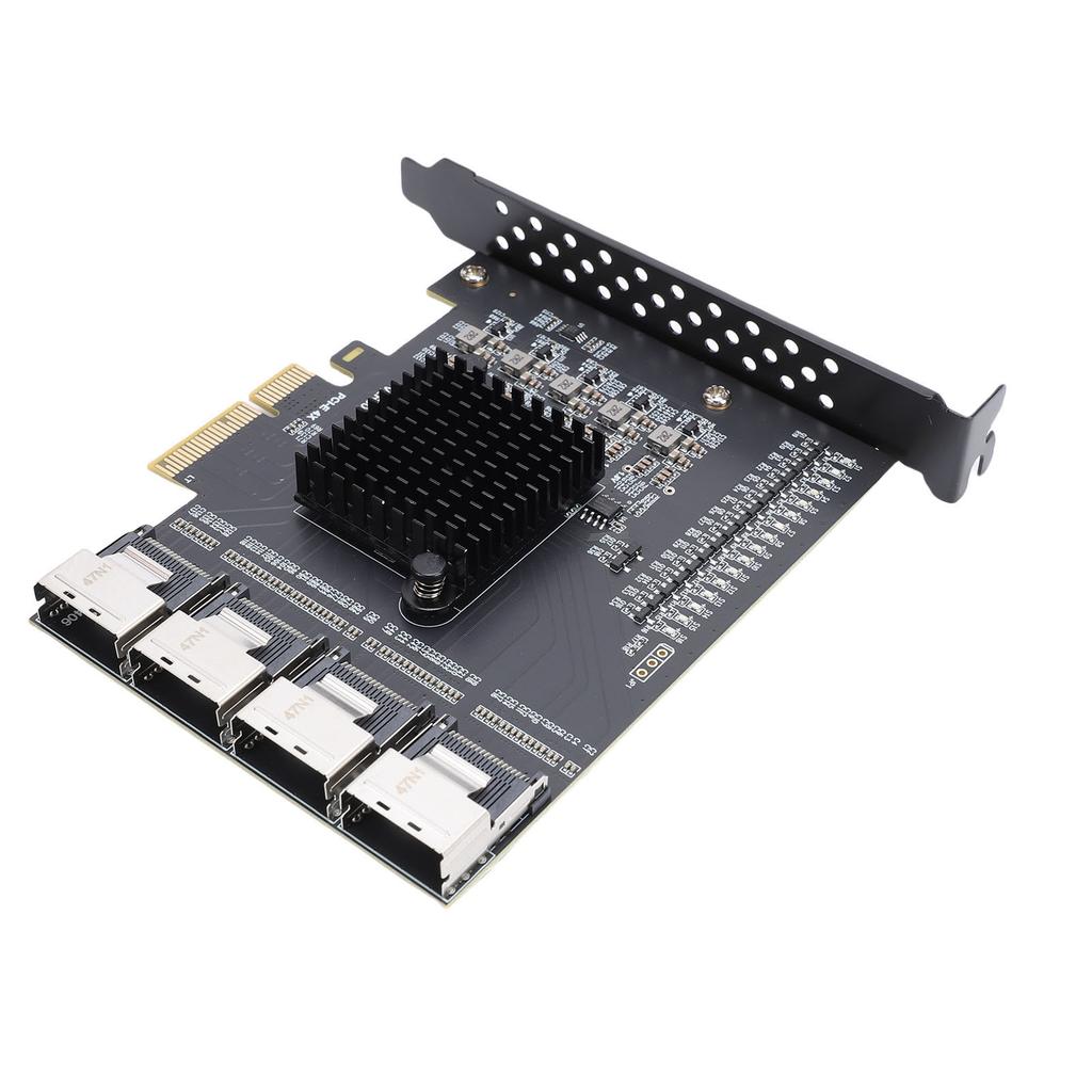 PCIE To 4 Port SFF 8087 Adapter PCIE 3.0 X4 Expansion Card Support for 10 11 2003 System