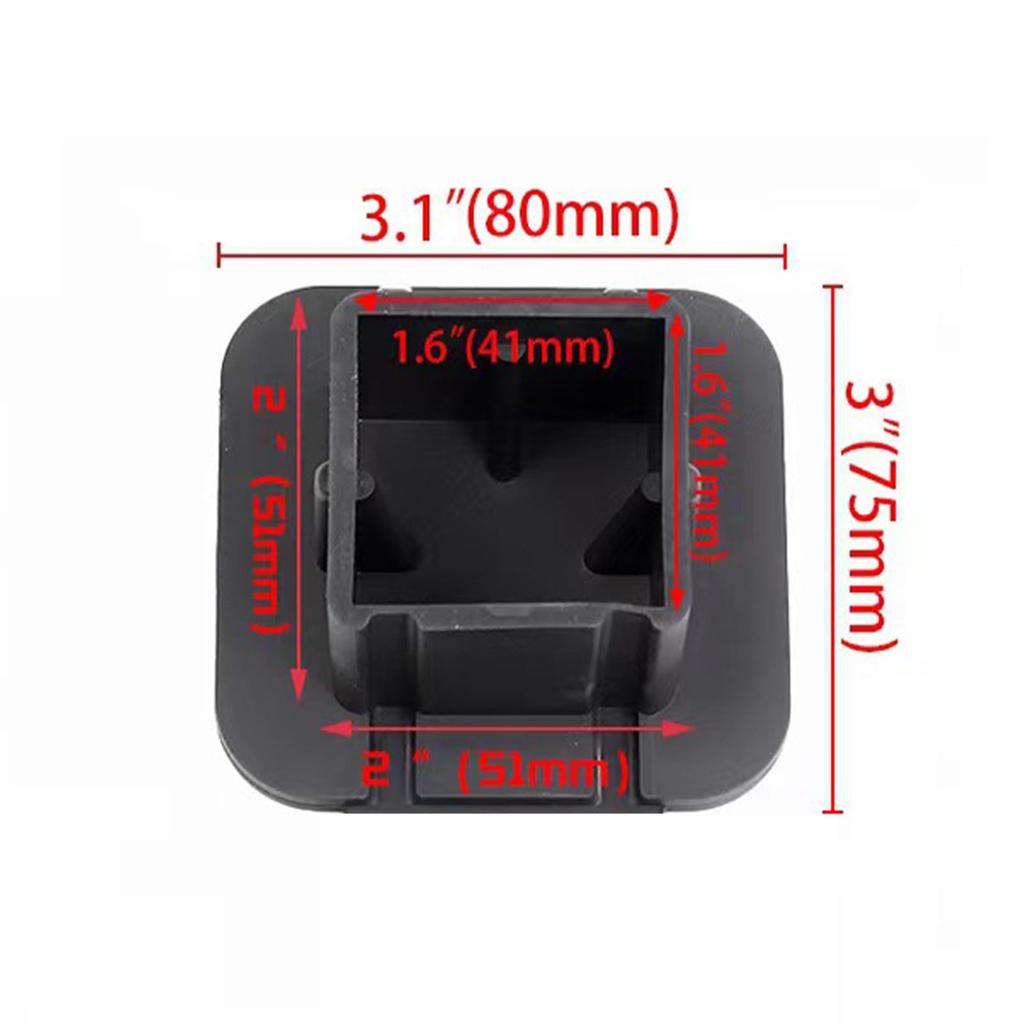 Lisutupode Крышка фаркопа 8x8см Силиконовая крышка приемника фаркопа Пыле- и водонепроницаемая конструкция Гибкое крепление