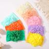 4pcs/set Newborn Baby Flower Width Headband for Girls Elastic Children Turban Baby Bows Soft Nylon Headwear Hair Accessories