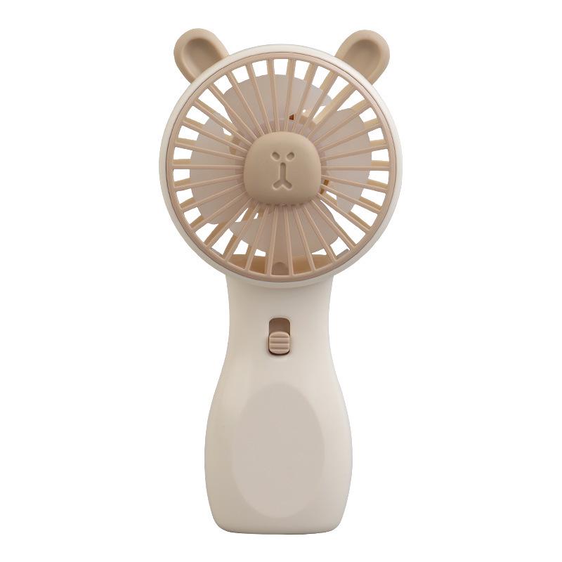 Creative Cartoon Mini Handheld Fan with USB Charging and Phone Holder