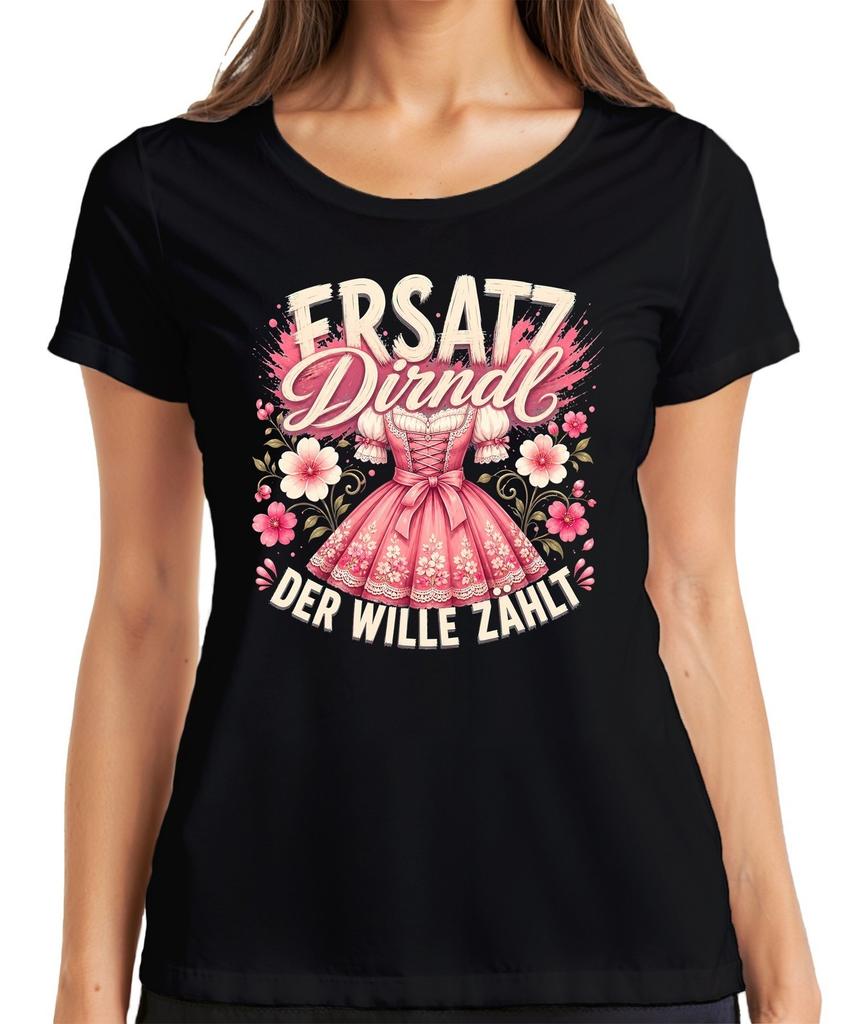Replacement Dirndl The Will Counts Oktoberfest Oktoberfest Lederhosen Wasen Women's T-Shirt