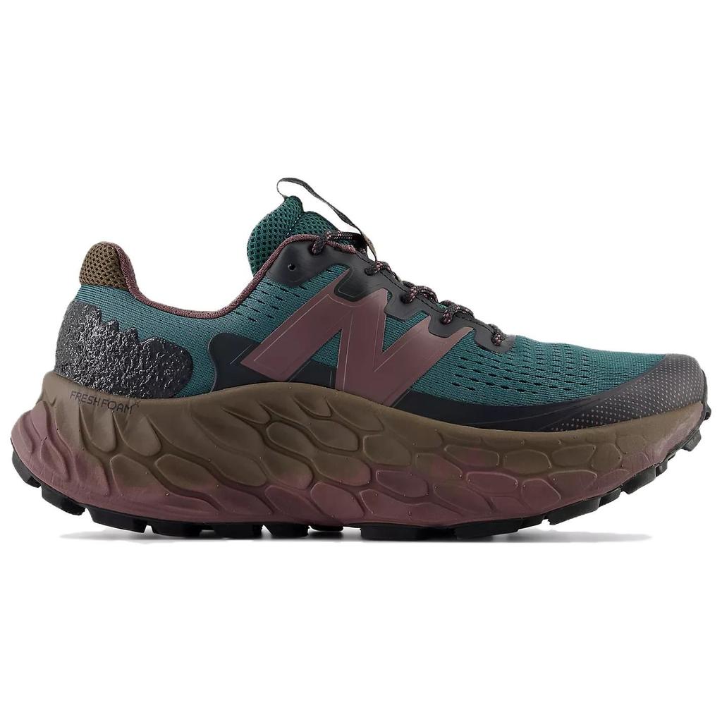 New Balance Fresh Foam X More Trail v3 New Spruce Dark Mushroom Мужские кроссовки Зеленые MTMORNAC