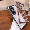 Роскошный прозрачный противоударный чехол для Huawei Honor 60 70 80 90 100 200 pro X30 X40 X50 X60 PRO Hard Armor Cover