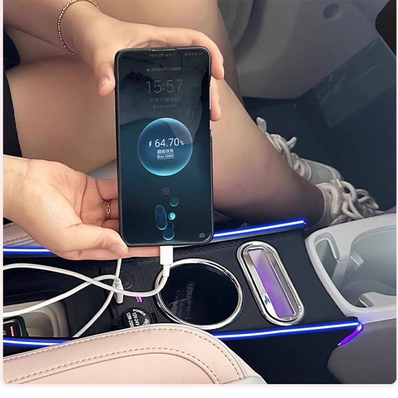 Car Armrest Box for Leapmotor T03 2020-2025 Car Central Console Storage Wireless Fast Charging Armrest Organizer Accessories