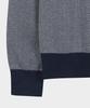BROOKS BROTHERS Herringbone Half-Zip Sweater (Navy) (Bbwwmf4539Qew)
