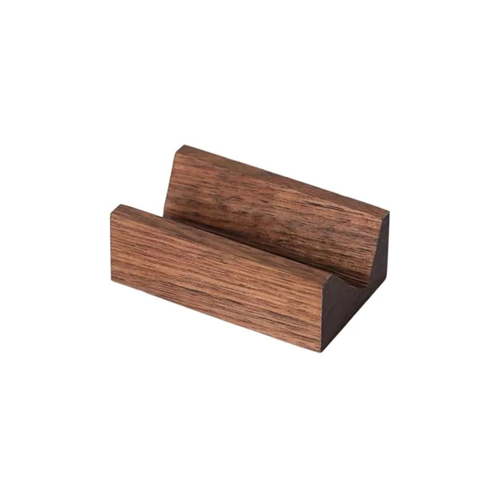 Walnut Ring Display Rack Wood Base Jewelry Photography Props Earring Storage Tray Home