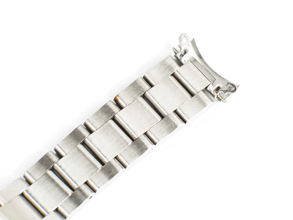 [Import King Original] Запчасти для часов - Совместимы с Rolex - Мужской браслет Oyster для Datejust, вторичный рынок - Нержавеющая сталь, матовая отделка, 20 мм