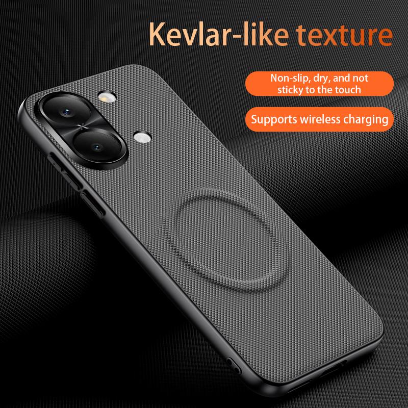 For Xiaomi POCO X8 Pro Max Case For MagSafe Magnetic Matte Fine Grained Leather Shell Metal Lens Frame Cover Shockproof Bumper