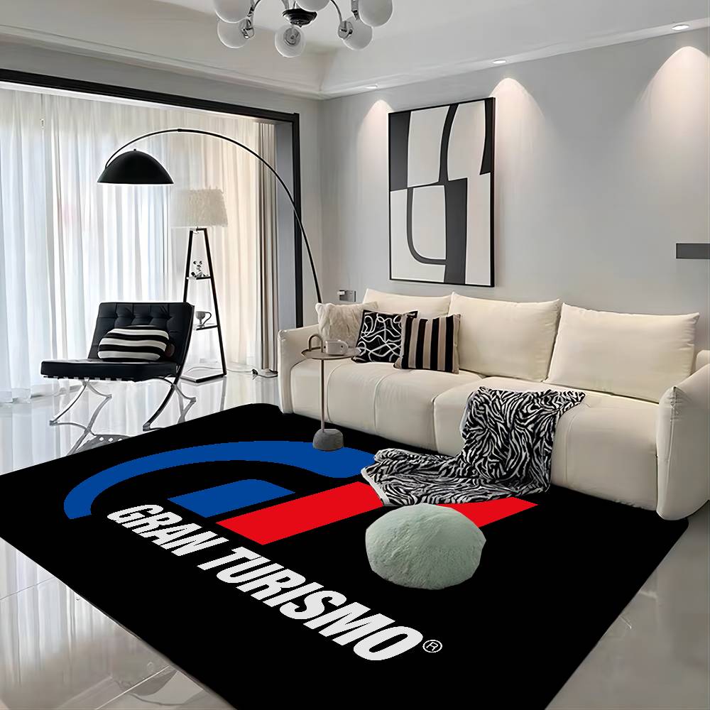 G Gran Turismo Room Mats Cheaper Anti slip Modern Living Room Balcony Printed Welcome Rug