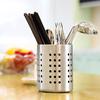 Restaurant Cutlery Holder Drainer Storage Spoon Chopsticks Organizer Rack Silver