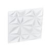 3D Wall Panels 33-Pack 11.81x11.81'' PVC 32 Sq.Ft Coverage Diamond White
