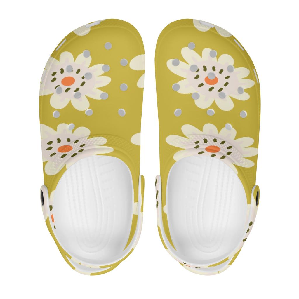 Cute Printed EVA Clogs Unisex Breathable Lightweight Slip On Casual Shoes Comfortable Summer Sandals Lightweight Daily Wear