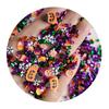 Halloween Polymer Clay Slices Pumpkin Slime Bingsu Beads Football Mix Confetti