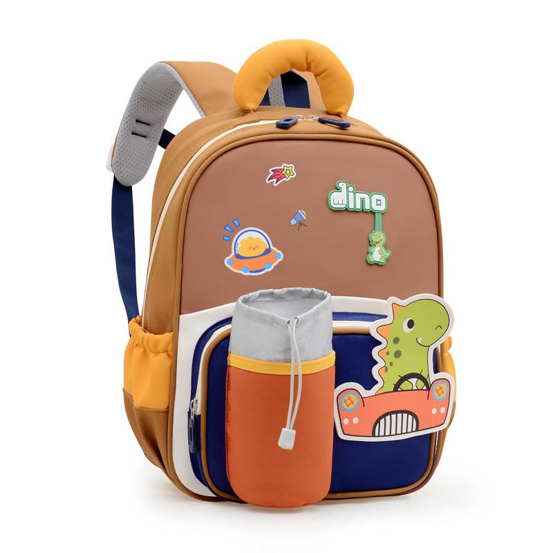 Рюкзак детский школьный мультяшный кролик динозавр унисекс для образования раннего