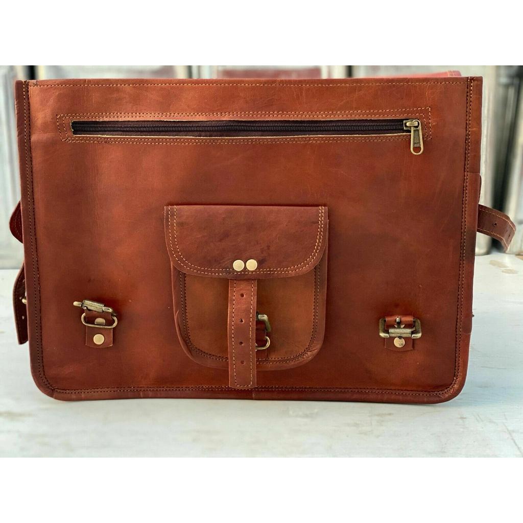 Винтажный портфель-саквояж кожаный сумка-мессенджер для ноутбука на плечо мужской