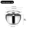 Danshizhiyuan Thickened Stainless Steel Oil Storage Drum